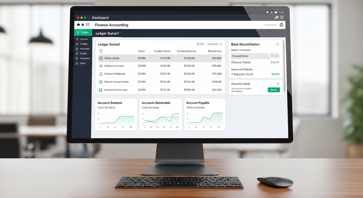 ERP finans ve muhasebe modülü genel muhasebe banka cari hesap yönetimi