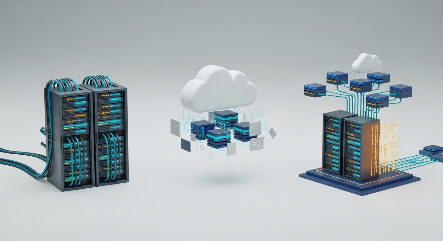 Yerinde bulut ve hibrit ERP modeli karşılaştırması