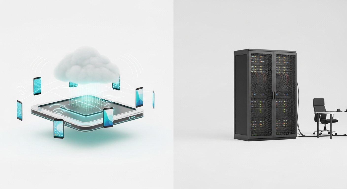 KOBİ'ler için bulut ERP ve yerinde ERP karşılaştırması