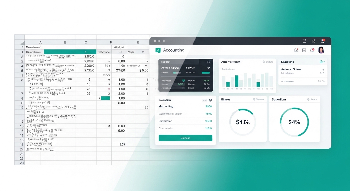 Excel ile muhasebe programı karşılaştırması — dijital dönüşüm farkı