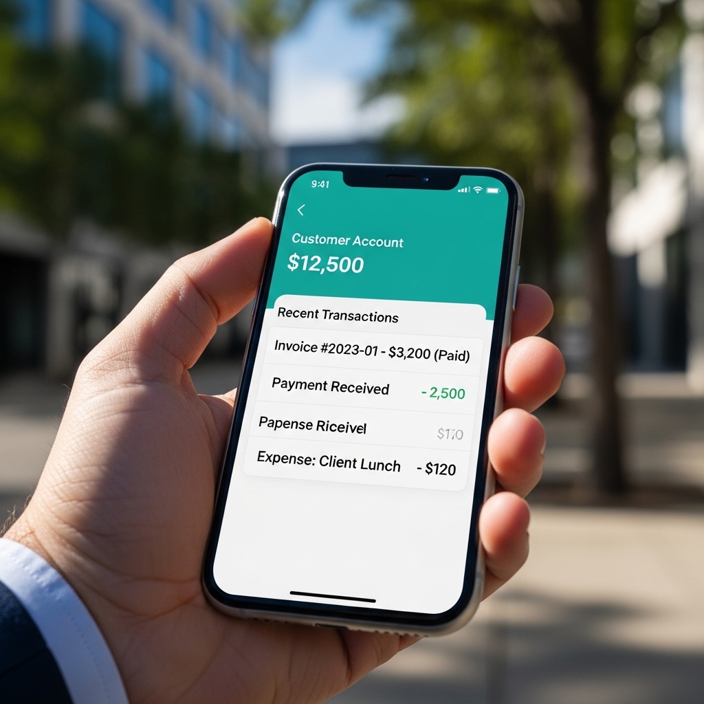 Mobil ön muhasebe programı ile sahada cari takip